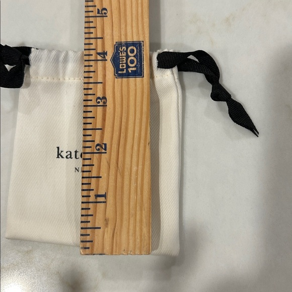 Lot of 3 Kate Spade Cream and Pink Jewelry‎ Pouches Never Used - Picture 4 of 5